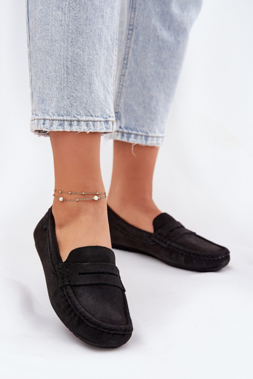 Mocasines de ante Big Star RR274948 color negro