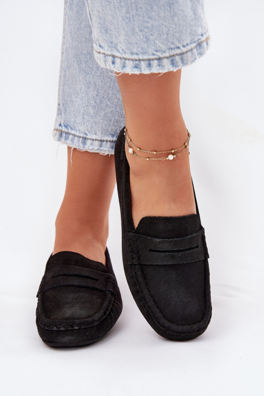 Mocasines de ante Big Star RR274948 color negro