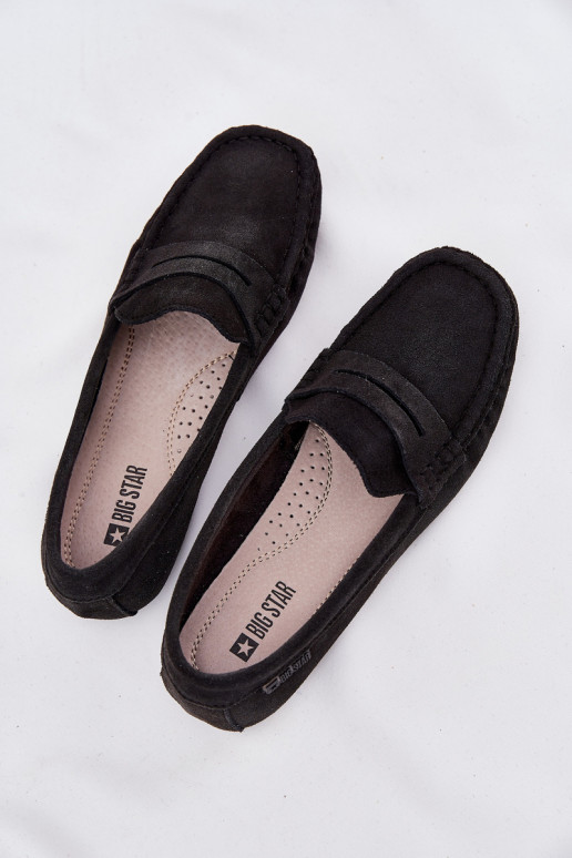 Mocasines de ante Big Star RR274948 color negro