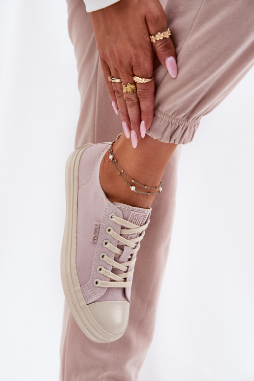 Zapatos casuales Big Star RR274732 color rosa claro