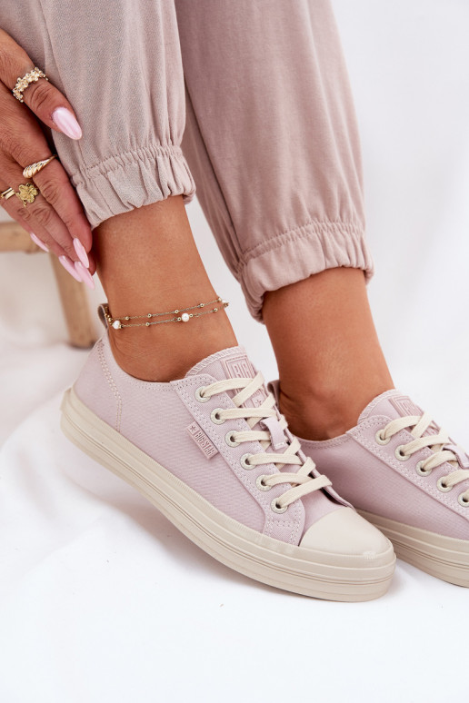 Zapatos casuales Big Star RR274732 color rosa claro