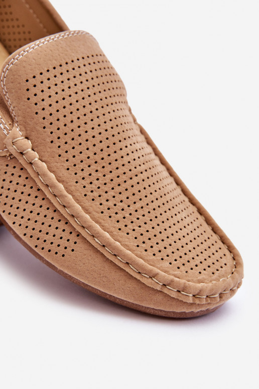 Tiene quesculino Mocasines clásicos de ante. beige Felixo