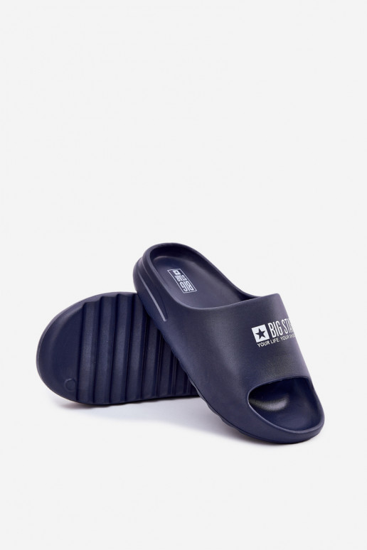 Zapatillas ligeras Zapatillas Tiene quesculino Z Logo Big Star RR174A014 azul oscuro