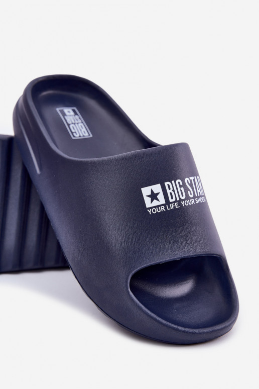 Zapatillas ligeras Zapatillas Tiene quesculino Z Logo Big Star RR174A014 azul oscuro