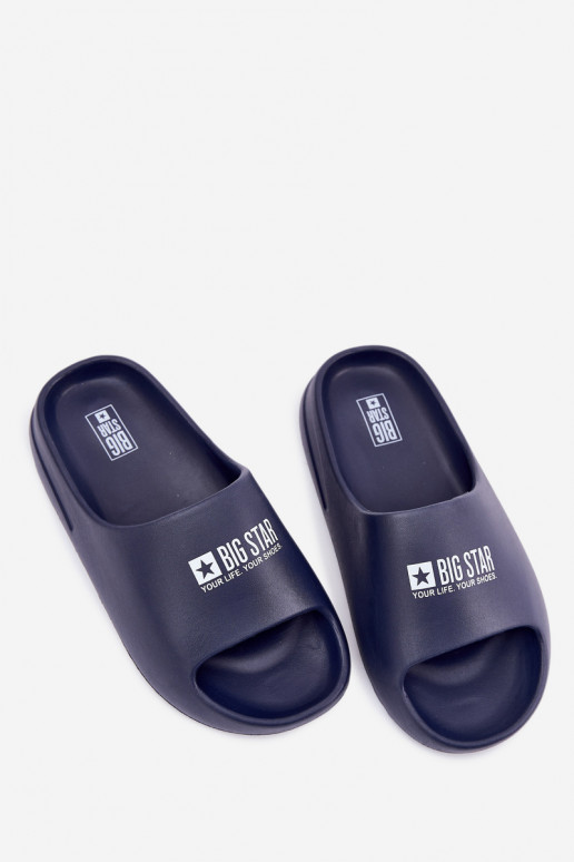 Zapatillas ligeras Zapatillas Tiene quesculino Z Logo Big Star RR174A014 azul oscuro