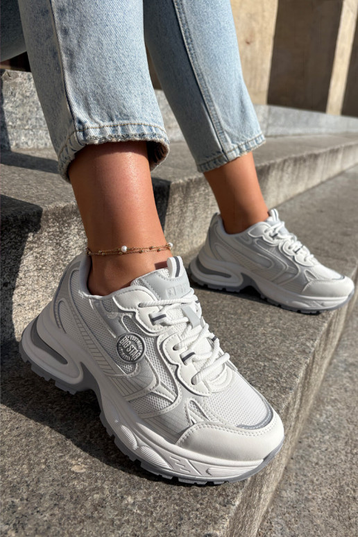 Zapatillas modelo zapatos. Femenino Big Star RR274A191 el color blanco