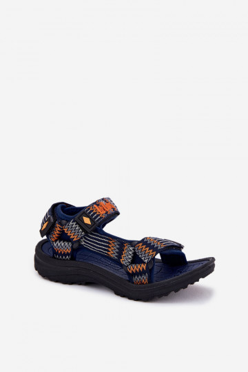 sandalias para niños Lee Cooper LCEN-25-34-3571K azul oscuro
