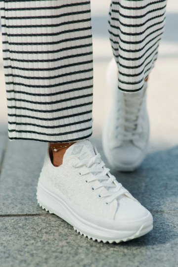 Zapatos de ocio Z Haftem con una plataforma Lee Cooper LCEN-25-31-3465L el color blanco 2