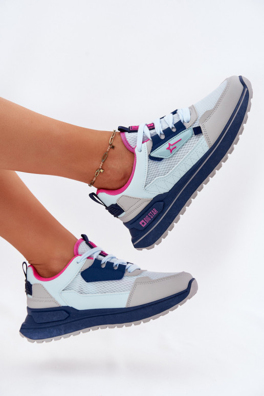 zapatillas Femenino con una plataforma Big Star RR274A225 HI-POLY SYSTEM color azul zapatillas Femenino con una plataforma Big Star RR274A225 HI-POLY SYSTEM color azul