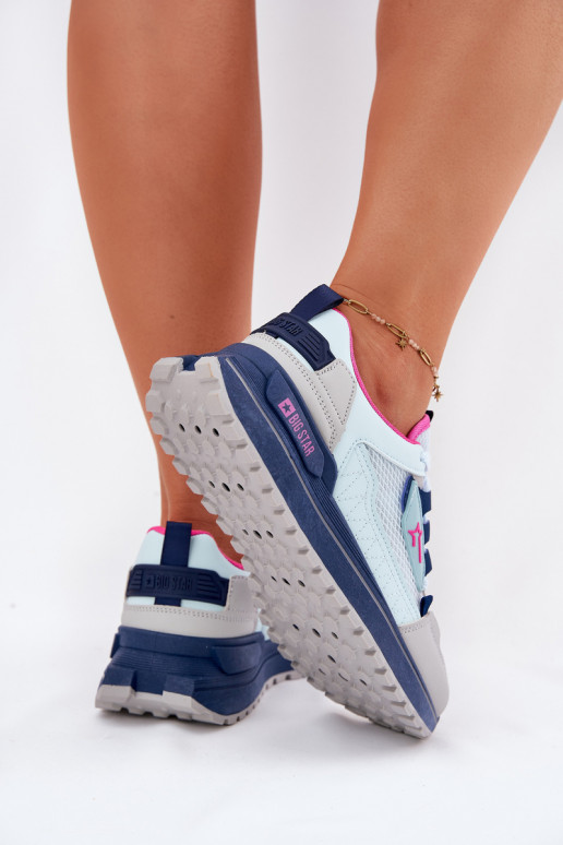 zapatillas Femenino con una plataforma Big Star RR274A225 HI-POLY SYSTEM color azul zapatillas Femenino con una plataforma Big Star RR274A225 HI-POLY SYSTEM color azul
