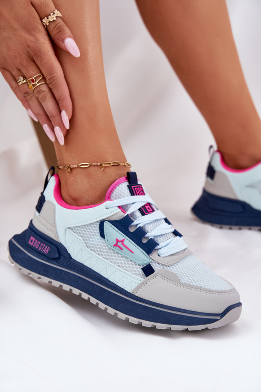 zapatillas Femenino con una plataforma Big Star RR274A225 HI-POLY SYSTEM color azul zapatillas Femenino con una plataforma Big Star RR274A225 HI-POLY SYSTEM color azul