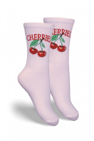 calcetines para niños Juventud CHERRIES color rosa