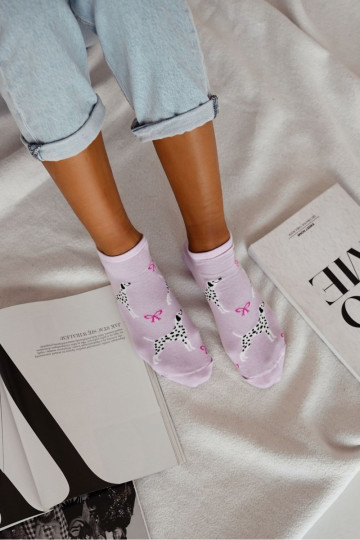 Medias Femenino Dalmatyńczyk color violeta