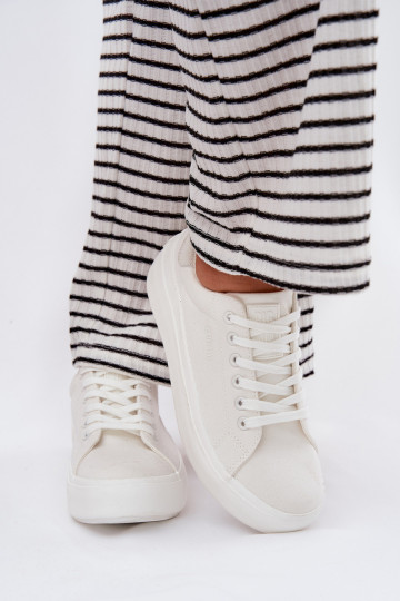 Zapatos de ocio con una plataforma Big Star RR274463 el color blanco 2