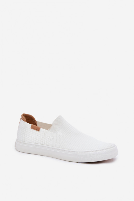 Zapatos de ocio Slip-On Big Star RR274717 el color blanco
