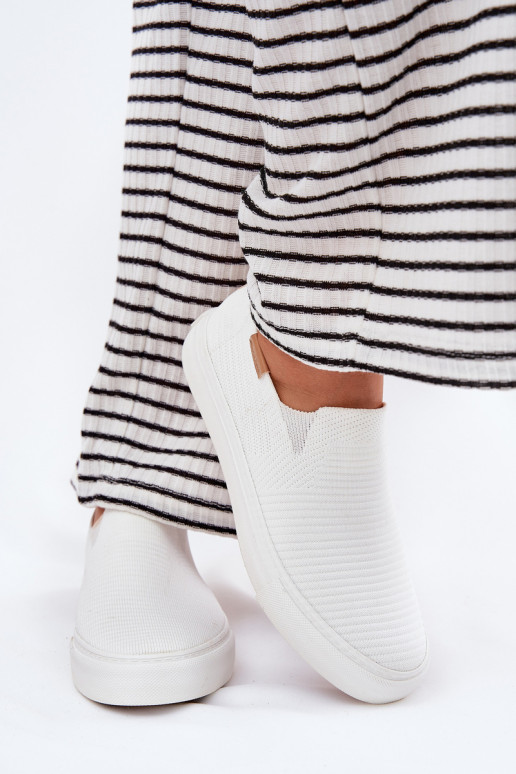 Zapatos de ocio Slip-On Big Star RR274717 el color blanco