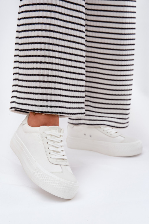 Zapatos de ocio con una plataforma Big Star RR274337 el color blanco