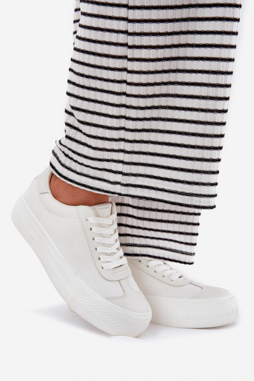 Zapatos de ocio con una plataforma Big Star RR274337 el color blanco