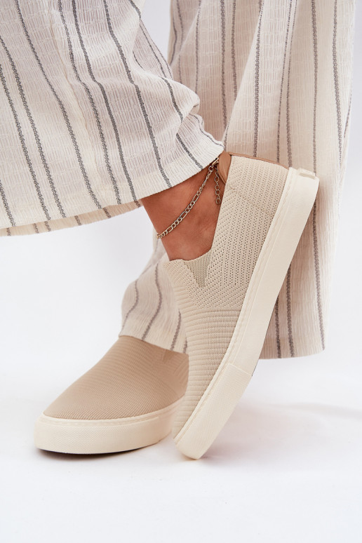 Zapatos de ocio Slip-On Big Star RR274721 beige