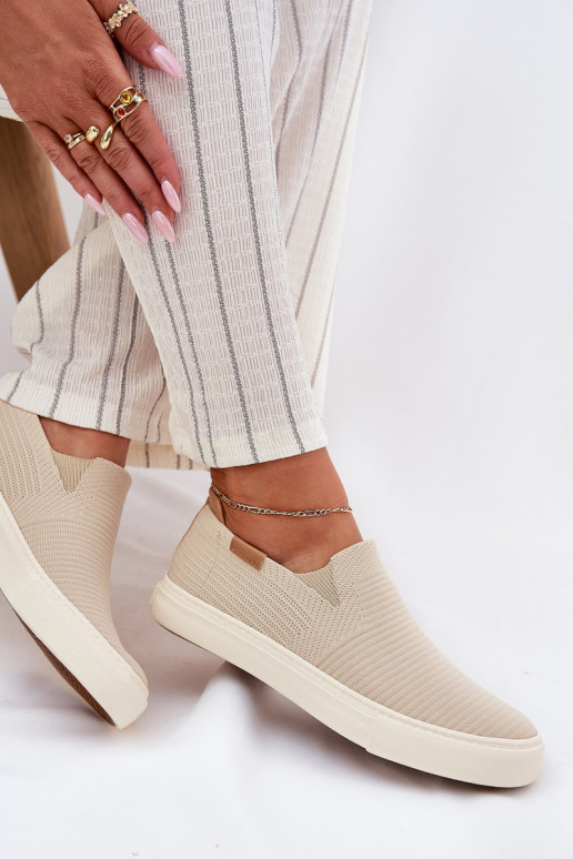 Zapatos de ocio Slip-On Big Star RR274721 beige