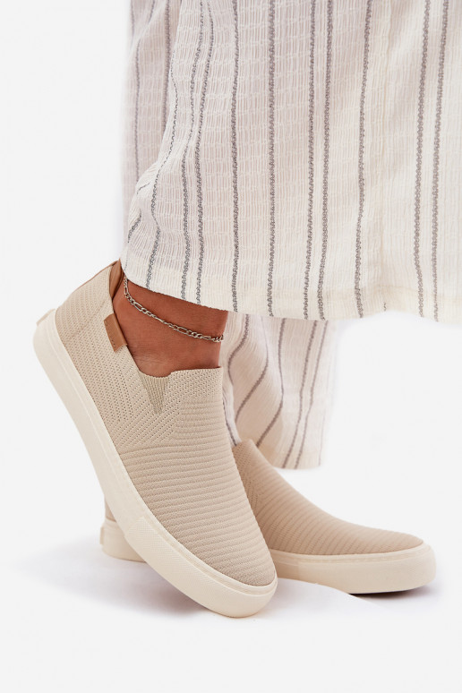 Zapatos de ocio Slip-On Big Star RR274721 beige