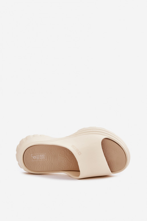 Zapatillas ligeras zapatillas de mujer Big Star RR274A579 beige