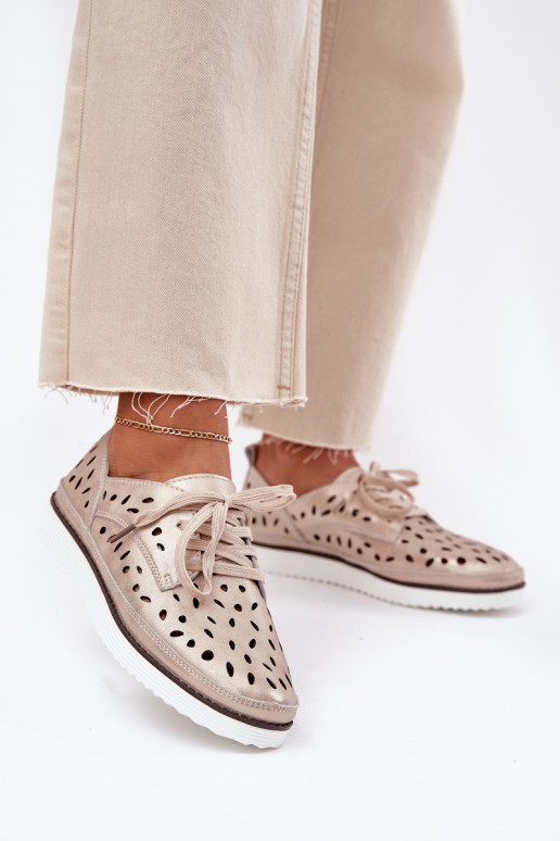 zapatos Piel Femenino S.Barski LR51-611 color dorado zapatos Piel Femenino S.Barski LR51-611 color dorado