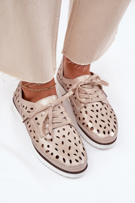 zapatos Piel Femenino S.Barski LR51-611 color dorado zapatos Piel Femenino S.Barski LR51-611 color dorado