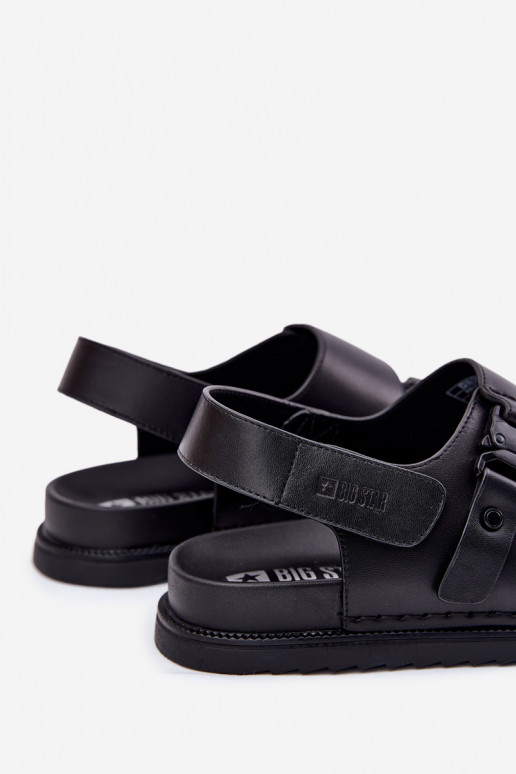 Sandalias de mujer Tiene quesculino Big Star RR174086 de color negro