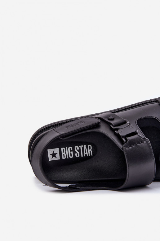 Sandalias de mujer Tiene quesculino Big Star RR174086 de color negro