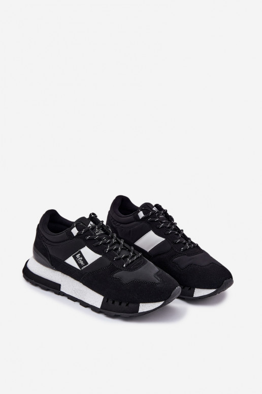 Zapatillas modelo zapatos. Tiene quesculino con una plataforma Lee Cooper LCJ-25-03-3378M de color negro Zapatillas modelo zapatos. Tiene quesculino con una plataforma Lee Cooper LCJ-25-03-3378M de color negro