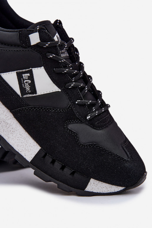 Zapatillas modelo zapatos. Tiene quesculino con una plataforma Lee Cooper LCJ-25-03-3378M de color negro Zapatillas modelo zapatos. Tiene quesculino con una plataforma Lee Cooper LCJ-25-03-3378M de color negro