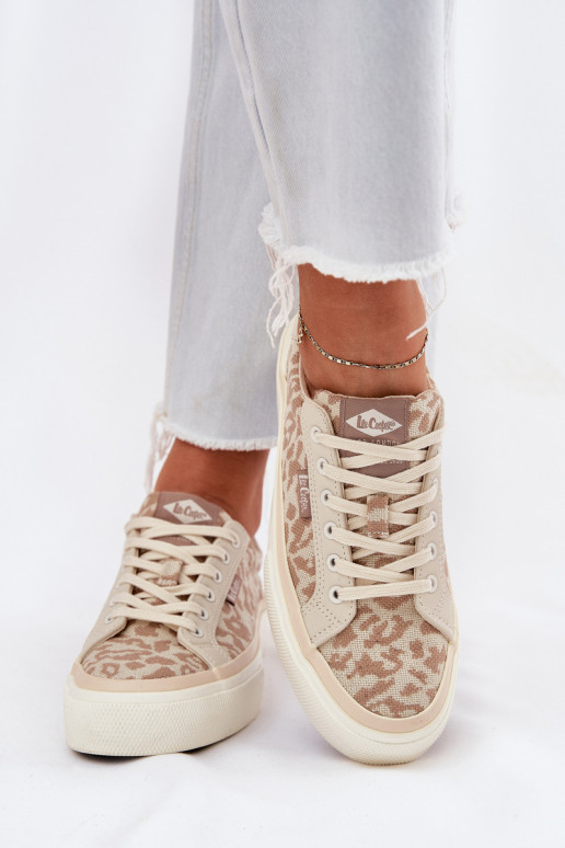 Bajo Zapatos de ocio con estampados de piel de leopardo Lee Cooper LCEN-25-02-3330L beige Bajo Zapatos de ocio con estampados de piel de leopardo Lee Cooper LCEN-25-02-3330L beige
