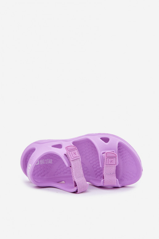 Zapatillas ligeras sandalias Infantil Big Star RR374516 color violeta