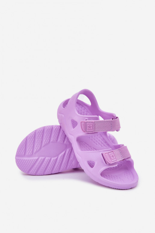 Zapatillas ligeras sandalias Infantil Big Star RR374516 color violeta