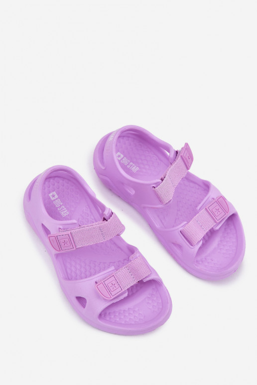 Zapatillas ligeras sandalias Infantil Big Star RR374516 color violeta