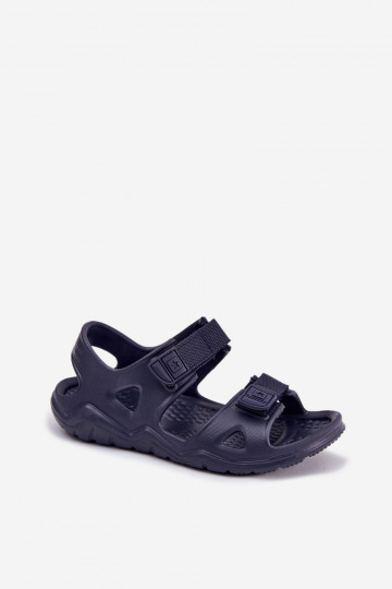 Zapatillas ligeras sandalias Infantil Big Star RR374512 azul oscuro