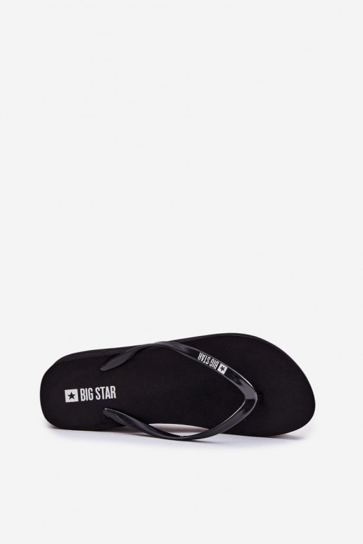 Zapatillas Zapatillas Femenino en una cuña Big Star RR274A549 de color negro