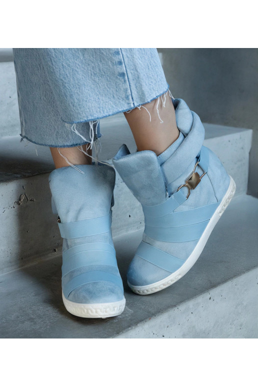 Zapatillas deportivas azules con...