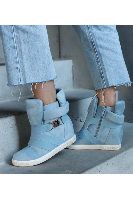 Zapatillas deportivas azules con...