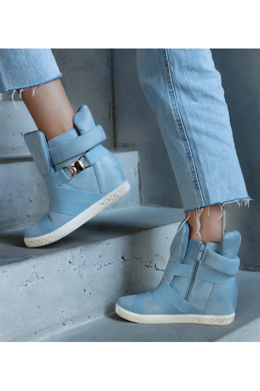 Zapatillas deportivas azules con...