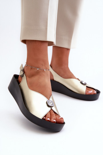 Zapatillas de mujer color rosa con hebillas de espuma, "Luciene"