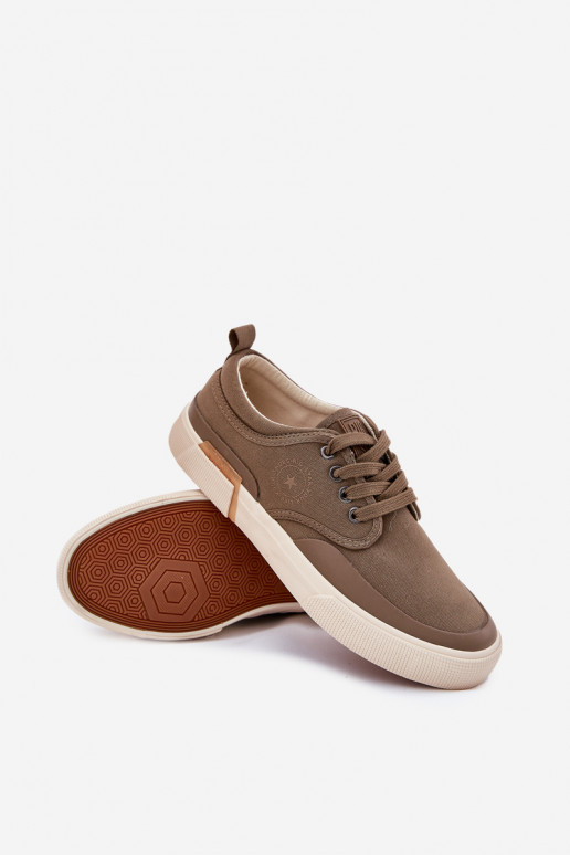 Zapatos casuales de hombre Big Star RR174064 de color caqui  Zapatos casuales de hombre Big Star RR174064 de color caqui