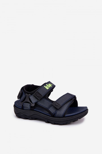 Sandalias para niños Lee Cooper LCEN-25-34-3569K azul oscuro