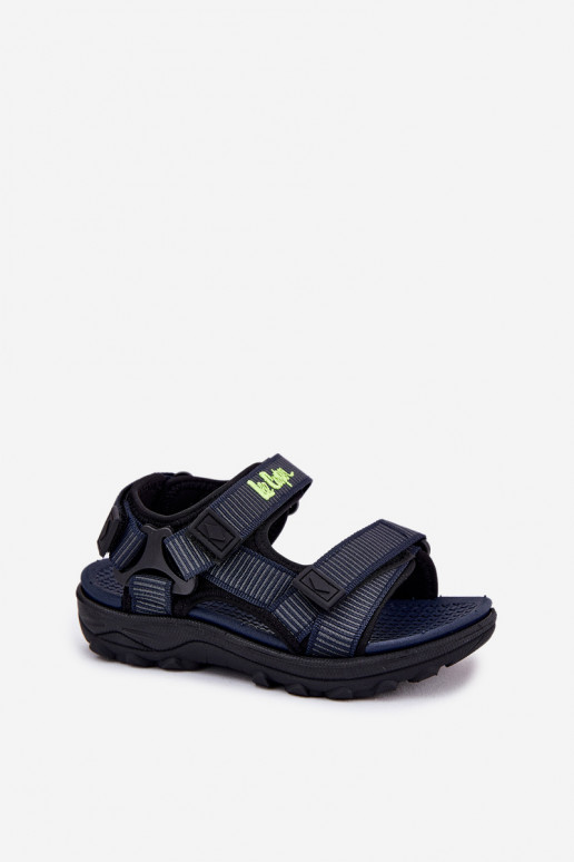 Sandalias para niños Lee Cooper LCEN-25-34-3569K azul oscuro