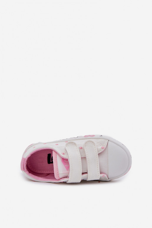 zapatos casuales Infantil con sujetadores adhesivos Lee Cooper LCEN-25-02-3264K el color blanco