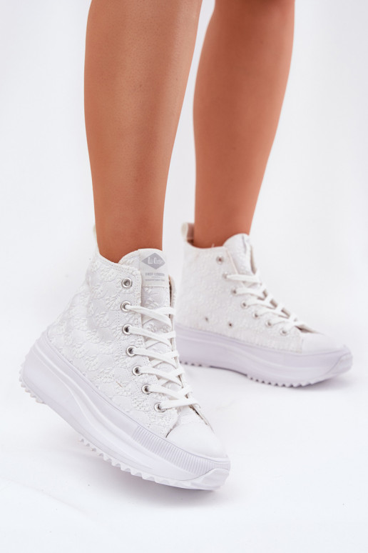 zapatos de ocio con suela Femenino Lee Cooper LCEN-25-31-3461L el color blanco zapatos de ocio con suela Femenino Lee Cooper LCEN-25-31-3461L el color blanco