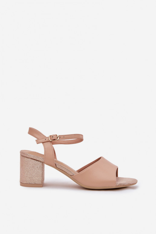 Sandalias de tacón alto para mujer. Vinceza 20275 beige Sandalias de tacón alto para mujer. Vinceza 20275 beige