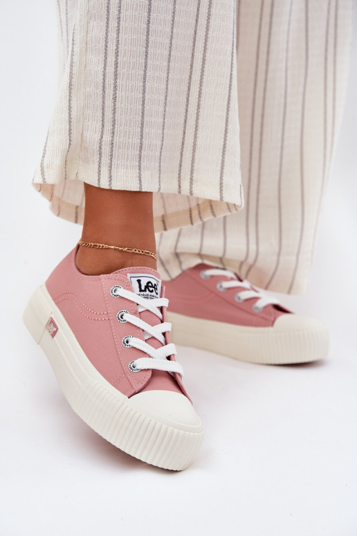 Zapatos de ocio con una plataforma LEE ISLA C ENOMEN LOEN 50251001 color rosa Zapatos de ocio con una plataforma LEE ISLA C ENOMEN LOEN 50251001 color rosa