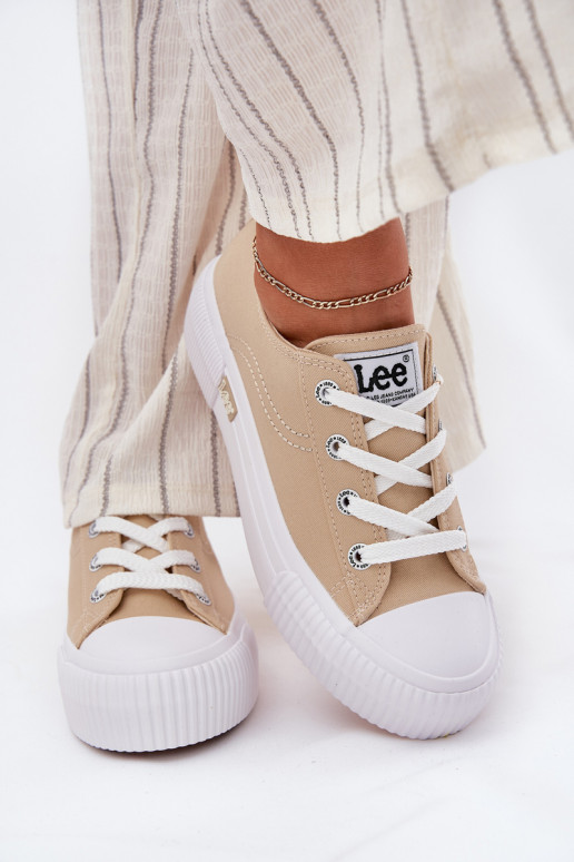 Zapatos de ocio con una plataforma LEE ISLA C ENOMEN LOEN 50251001 beige Zapatos de ocio con una plataforma LEE ISLA C ENOMEN LOEN 50251001 beige